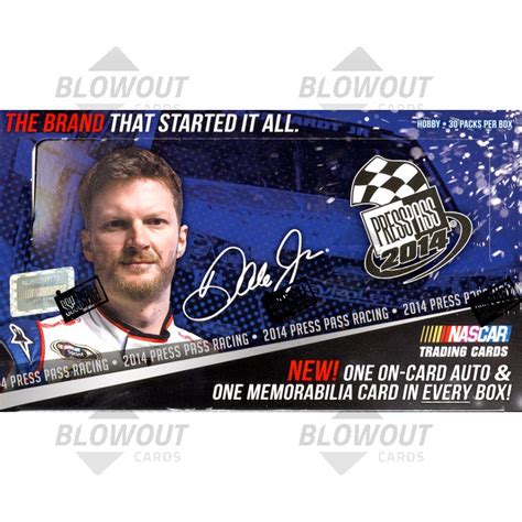 First, a little history lesson about how nascar got here. 2014 Press Pass Nascar Racing Hobby Box