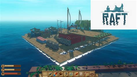 Large water masses shouldn't be belittled. Raft (Early access / Update 10 / Chapter 1) - Ep 4 (The whole journey) - Walkthrough / No ...