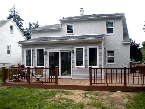 These charlotte area homeowners wanted to increase the aesthetic appeal of their somewhat boxy, colonial style residence with a front porch addition that would. Sunroom Addition Home (42) | Home Designs | Sunroom addition, Living area design, House design