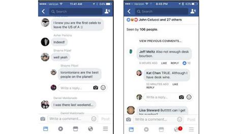 Facebook Testing New Text Bubbles For Comment Threads The Indian Express
