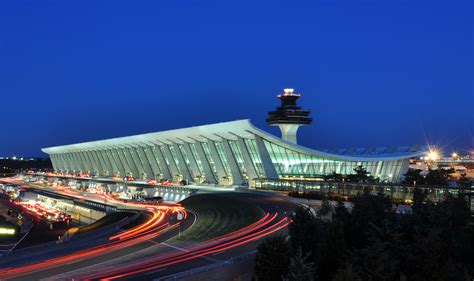 Filewashington Dulles International Airport At Dusk Wikipedia