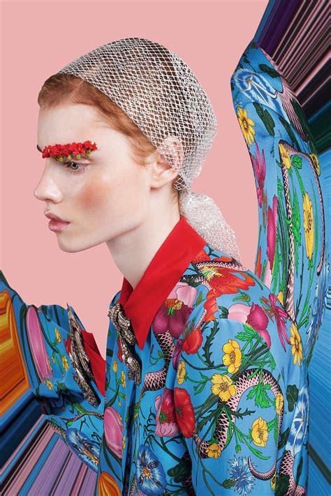 Blossom Gucci Editorial On Behance Fashion Props High