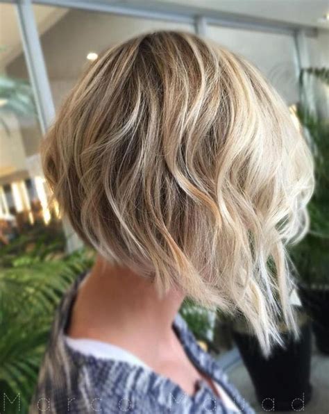 Wavy Angled Bob Hairstyles For Fine Hair And Angled Bobs On Pinterest