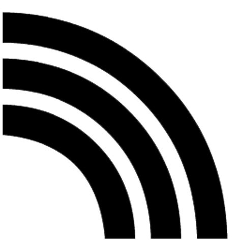 Black With Three Lines Logo