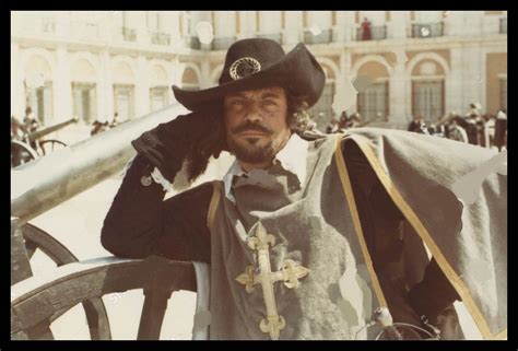 Oliver Reed During A Break In Filming Of The Three Musketeers 1973