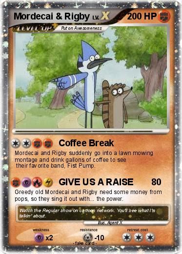 Features a deck builder, tcg decks and cards! Pokémon Mordecai Rigby 3 3 - Coffee Break - My Pokemon Card