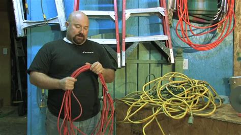 How To Store Extension Cords Youtube