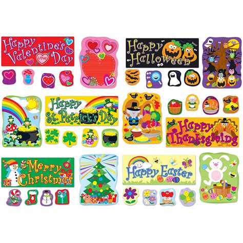 Holidays Bulletin Board Set Cd 110180 Carson Dellosa Education