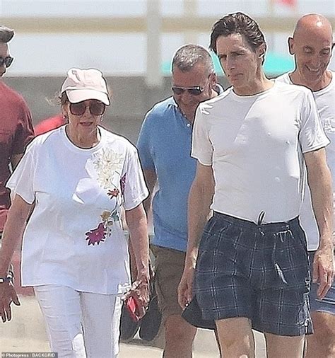 Nancy Pelosi Enjoys A Relaxed Day At Lavish Italian Beach Resort