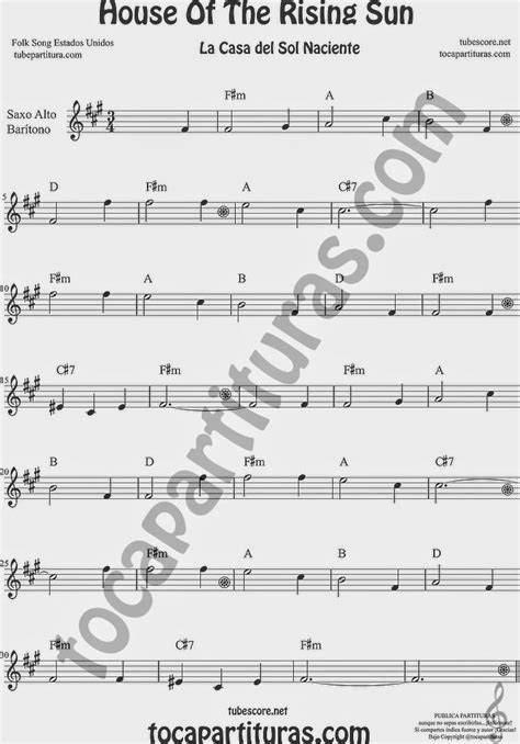 Text of sonatina in sol partitura. La Casa del Sol Naciente Partitura de Saxofón Alto y Sax ...