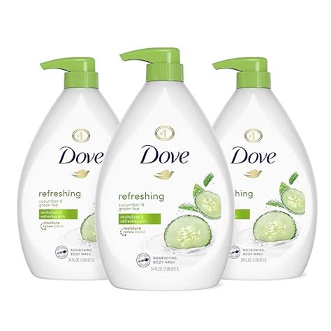 Dove Refreshing Body Wash With Pump Revitalizes And
