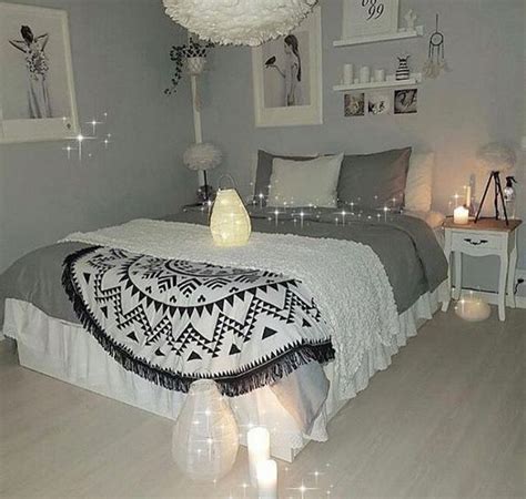 Key Pieces Teen Girl Of Grey And White Bedroom Ideas