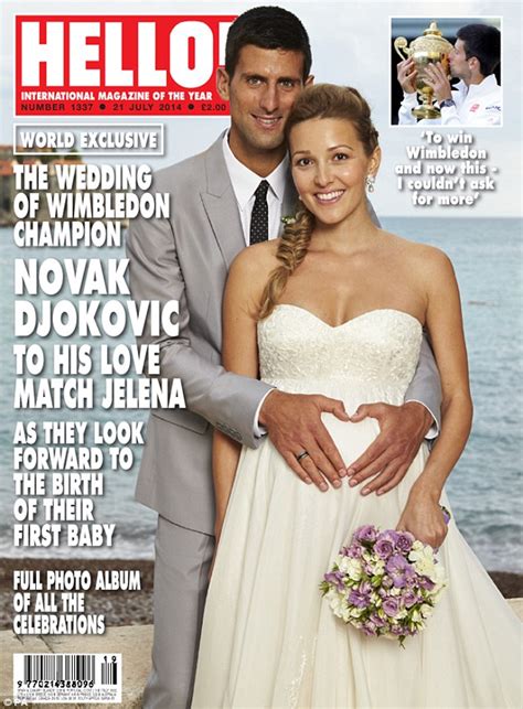 How did the spouse jelena djokovic and novak djokovic meet? Novak Djokovic marries pregnant childhood sweetheart ...