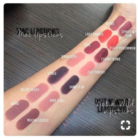 Rezultat Slika Za Wnw Mochalicious Mac Lipstick Dupes Lipstick Dupes Wet N Wild Lipstick