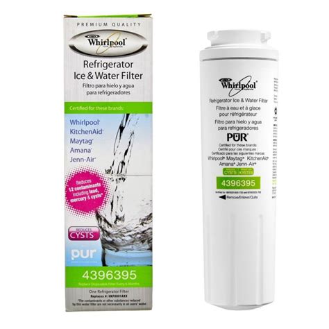 Whirlpool 4396395 Pur Refrigerator Water Filter 1 Pack