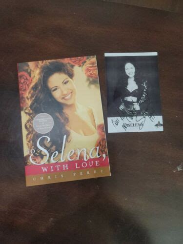To Selena With Love Chris Perez Softcover Book English Photo Quintanilla Ebay