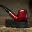 Classic Bent Smoking Pipe Tobacco 9mm Filter Wooden With 10 
