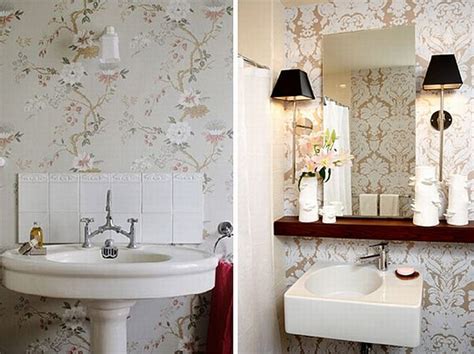 Wallpaper Ideas For Small Bathroom Carrotapp