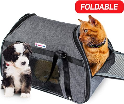 Whether it's for pleasure, business or necessity, air travel with your pooch is becoming easier, with many us airlines allowing smaller dogs to come into the cabin. DreamyPup Soft Pet Carrier Airline Approved - Best ...