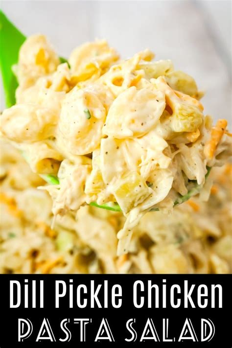Slice the chicken on a board, scrape into the pasta with any juices, plus the roasted onion and pepper, cherry tomatoes, rocket, vinegar and seasoning. Dill Pickle Chicken Pasta Salad is a delicious cold side ...