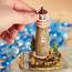 Miniature Stone Lighthouse  Fairy Garden Supplies Dollhouse