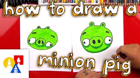 How To Draw A Minion Pig From Angry Birds Youtube