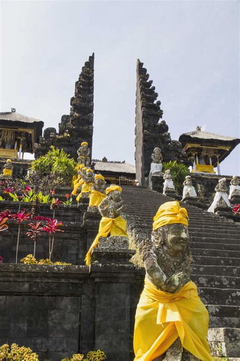 Indonesia Bali View Of Pura Besakih Temple Stock Photo