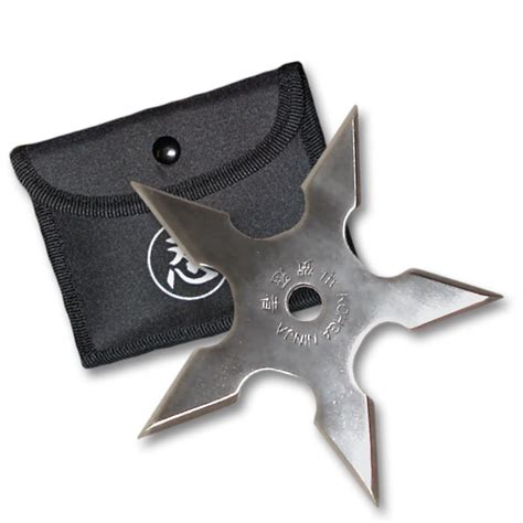 5 Point Silver Throwing Star Ninja Stars 5 Point Throwing Star