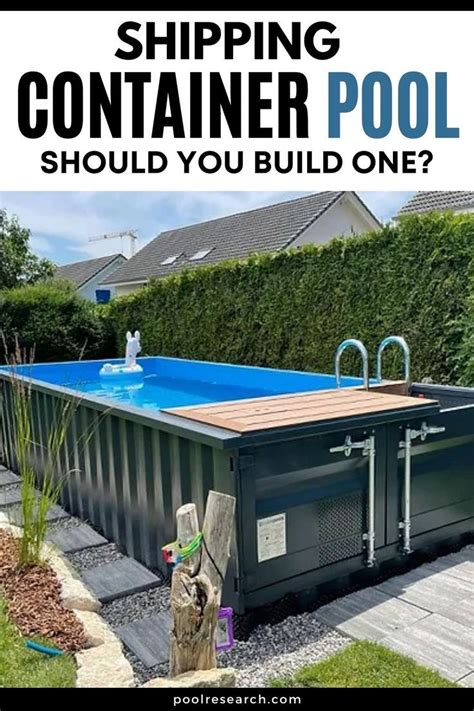 Should You Get A Shipping Container Pool Here Are The Pros And Cons