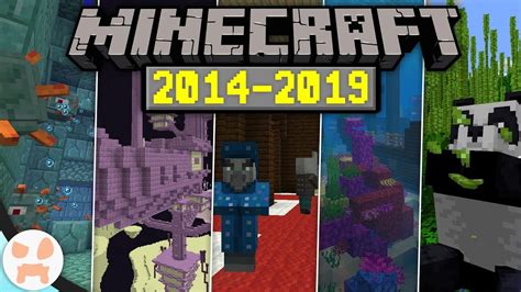 Every Minecraft Update In The Last 5 Years Youtube