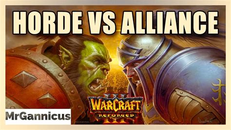 Horde Vs Alliance Warcraft Iii Reforged 5v5 Gameplay Heroes
