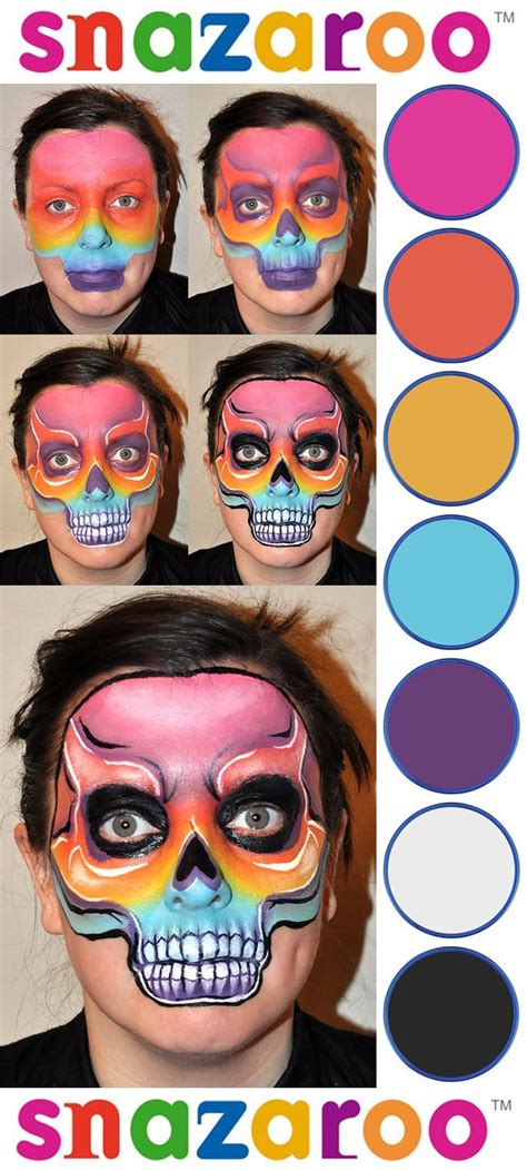 Skull Face Painting Ideas Okidoki Face Painting Blog Face Painting