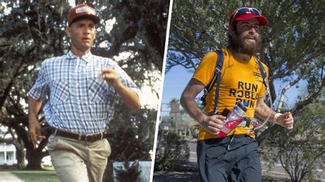 Real Life Forrest Gump Re Creates The Characters Epic Run Across