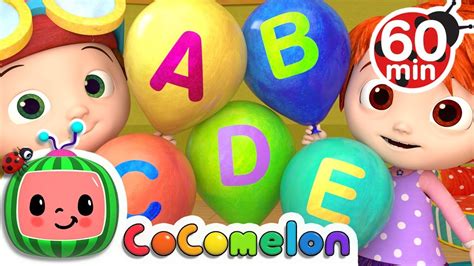Abc Song With Balloons More Nursery Rhymes And Kids Songs Cocomelon