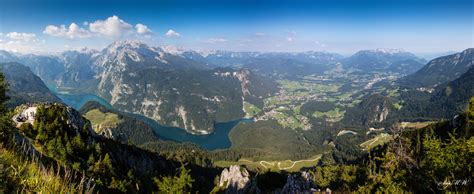 Willkommen im wirtschaftsraum berchtesgadener land! Berchtesgadener Land - Panorama vom Jenner Foto & Bild ...