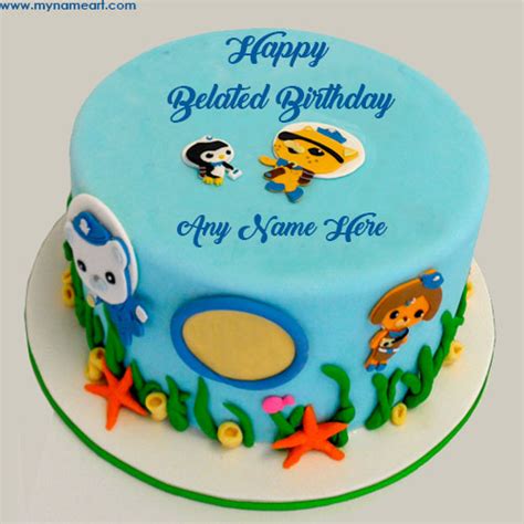 Birthday wish with name.friends and all those who love his someone. Write Kids Name On Belated Birthday Wishes Cake Pics