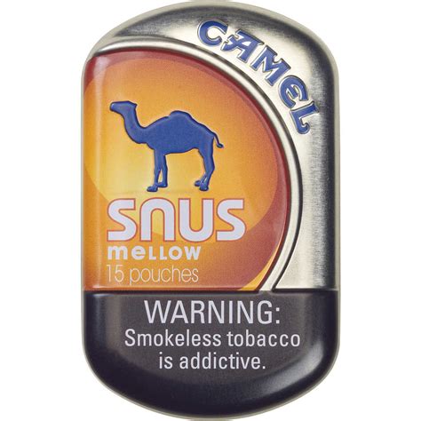 You don't burn it, and you don't have to spit when you use it. Camel Snus Mellow 5 Cans | Frank Silva & Sons