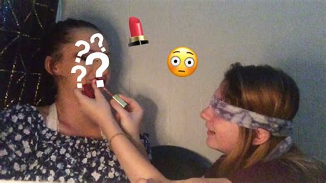 sister does my makeup blindfolded youtube