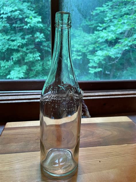 Vintage Soda Water Bottle Star Water Miracle Of The Wash Day Etsy