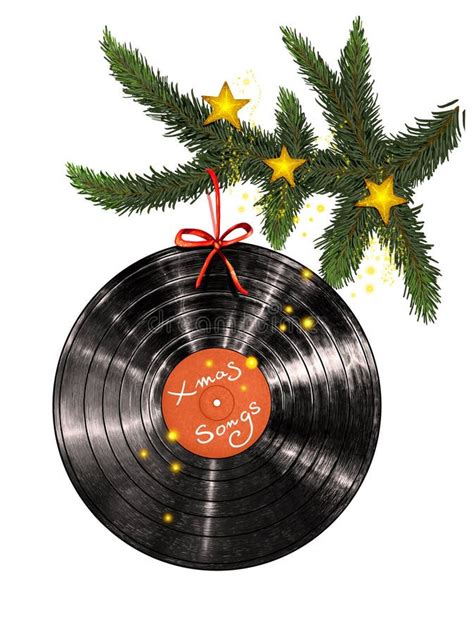 Vinyl Record Tree Stock Vector Illustration Of Label 25198427
