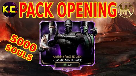 Mk Mobile Klassic Ninja Pack Opening Youtube