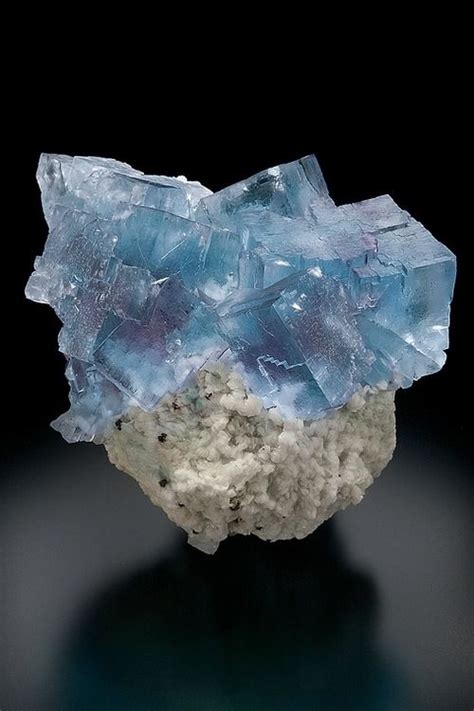 Frozen Ice Crystals Blue Fluorite Minerals And Gemstones