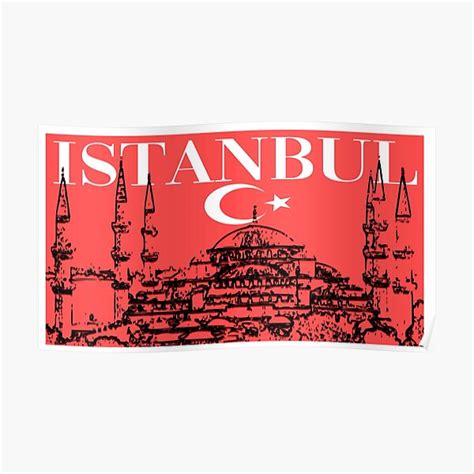 Istanbul Turkey Blue Mosque Blue Mosque Pop Art Poster For Sale By