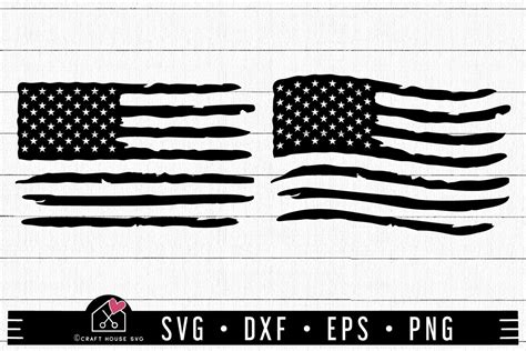 Free Distressed American Flag Svg Craft House Svg