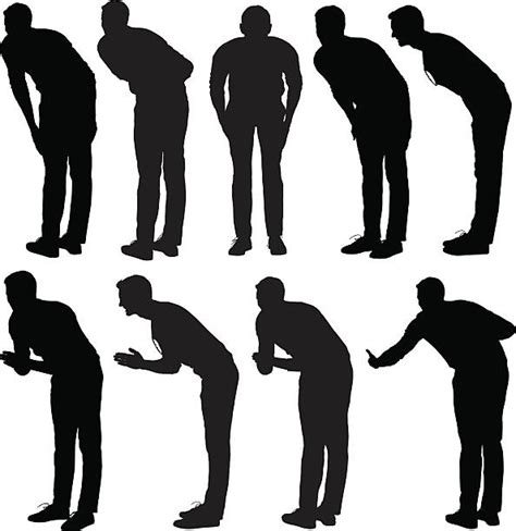 Clip Art Of Man Bowing Illustrations Royalty Free Vector Graphics