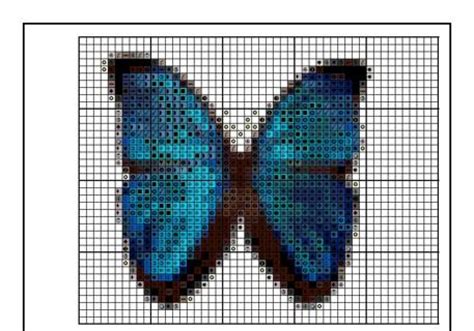 Butterfly pattern 805 design source: Free: Blue Butterfly # 2 Cross Stitch Pattern EMAIL ONLY ...