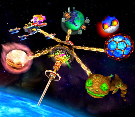 Wii Sonic Colors World Map The Models Resource