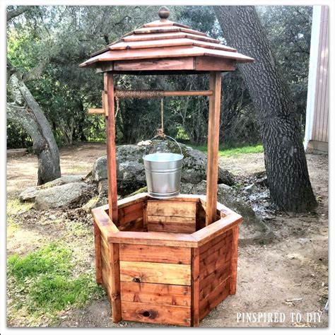 Maybe you would like to learn more about one of these? DIY Wishing Well: Free woodworking plans! | Pinspired to ...