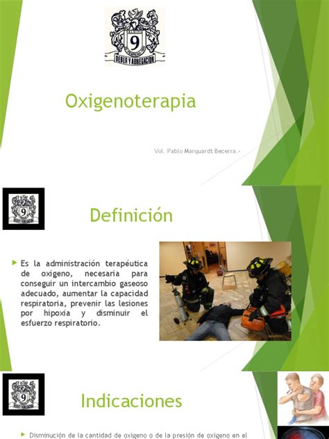 Oxigenoterapia Pdf Oxígeno Especialidades Medicas