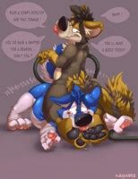 Part of an art trade with darcell1291 of his lucario character ginashi. training your new lucario by KaomoroArt -- Fur Affinity ...